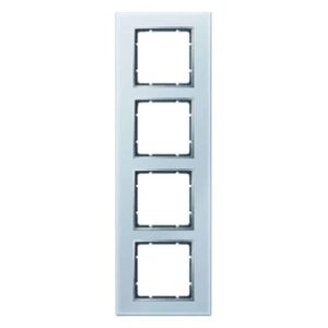 Glasrahmen Berker B.7 alu, Berker 10146414