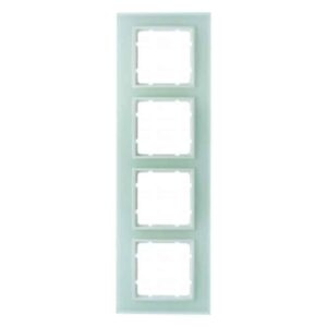 Glasrahmen Berker B.7 polarweiß, Berker 10146909