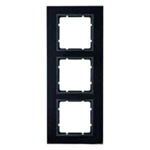 Glasrahmen Berker B.7 schwarz, Berker 10136616