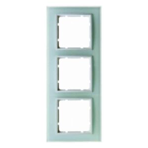 Glasrahmen Berker B.7 polarweiß, Berker 10136909