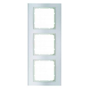 Rahmen Berker B.3 Alu/polarweiß, Berker 10133904