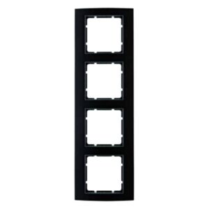 Rahmen Berker B.3 Alu, schwarz/anthrazit, Berker 10143005