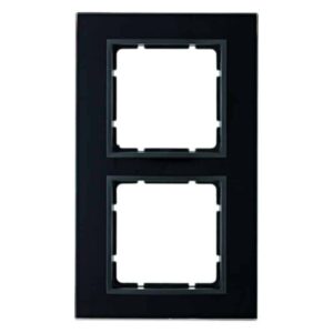 Glasrahmen Berker B.7 schwarz, Berker 10126616