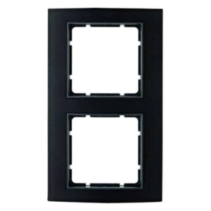 Rahmen Berker B.3 Alu, schwarz/anthrazit, Berker 10123005