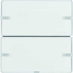 KNX Q.x Tastsensor 2fach Komfort, polarweiß samt, Berker 80142329