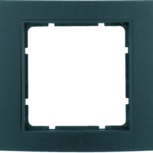 Rahmen Berker B.3 Alu, schwarz/anthrazit, Berker 10113005