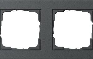 Abdeckrahmen 4f Gira E2 Anthrazit Gira 021423