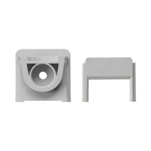 Adapter Ltg.einf. Kanal 15 x 30 mm WG AP Grau Gira 001030
