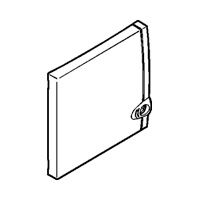 Kunststofftür, Signalweiß, für Aufputzverteiler Ekinoxe 8+1Module(001308) Legrand 001328
