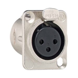 XLR D-Serie Flanschbuchse 3-p Zubehör Gira 003600