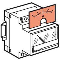 Messbereichs-Skala, Skala: 0-1250 A, für Ampermeter Best.-Nr. 004600 Legrand 004666