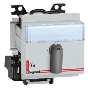 Umschalter, 2-Stellungen, 2-polig 16A/400VAC, Umschalter 3 Teilungseinheiten Legrand 004658
