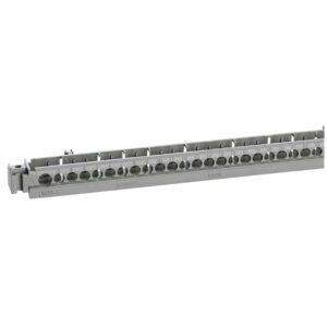 Klemmengehäuse mit 38 Bohrungen L=276mm, z.B. für Plexo³ Verteiler, 12Mod./Reihe Legrand 004817