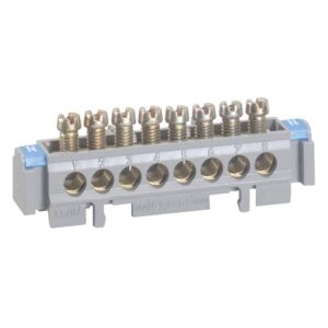 Klemmenleiste Universal,  --  x 6 bis 25 mm²,8 x 1,5 bis 16 mm², Länge: 75 mm Legrand 004822