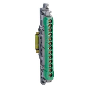 Klemmenleiste IP 20, grün,1 x 6 bis 25 mm², 12 x 1,5 bis 16 mm², Länge: 113 mm Legrand 004834