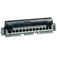 Klemmenleiste IP 20, schwarz, 1x 6 bis 25 mm², 12x 1,5 bis 16 mm², Länge: 113 mm Legrand 004854