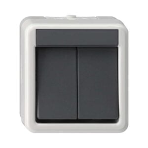 Wippschalter Serien WG AP Grau Gira 010530