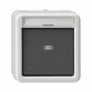 Wipp-Kontroll Aus 2-p BSF WD AP Grau Gira 011231