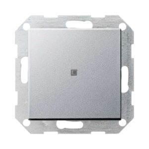 Tast-Kontroll AusWe gerade System 55 F Alu Gira 012426
