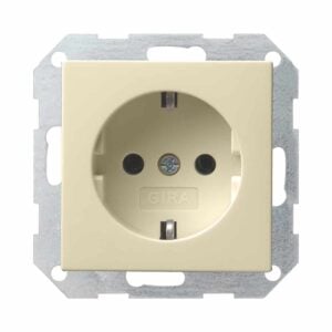 SCHUKO Steckdose  SRK System 55 Cremeweiß GIRA 018001