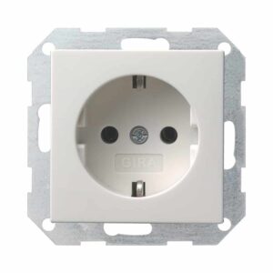 SCHUKO Steckdose  SRK System 55 Reinweiß m GIRA 018027