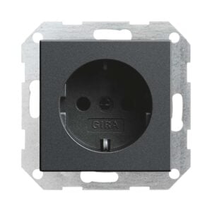 SCHUKO Steckdose  SRK System 55 Anthrazit GIRA 018028