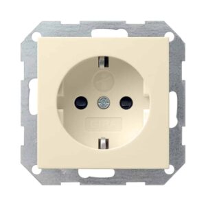SCHUKO Steckdose Kinderschutz SRK System 55 Cremeweiß GIRA 018301