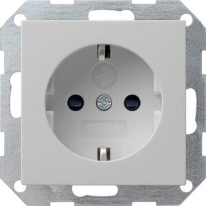 Schuko SH SRK System 55 Grau m Gira 0183015