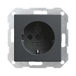 SCHUKO Steckdose Kinderschutz SRK System 55 Anthrazit GIRA 018328