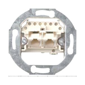 UAE/IAE-Anschlussdose 2 x 8-p SRK Einsatz Gira 018700