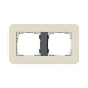 Abdeckrahmen 2f Gira E3 Sand/Anthrazit Gira 0212427