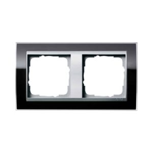Abdeckrahmen 2f Zwischenr. F Alu Gira Event Klar Schwarz Gira 0212736