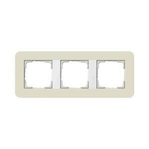 Abdeckrahmen 3f Gira E3 Sand/Reinweiß Gira 0213417