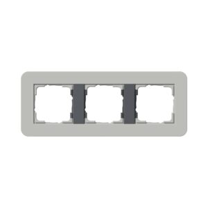 Abdeckrahmen 3f Gira E3 Grau/Anthrazit Gira 0213422
