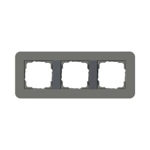 Abdeckrahmen 3f Gira E3 Dklgrau/Anthrazit Gira 0213423
