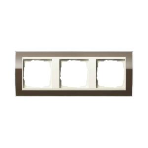 Abdeckrahmen 3f Zwischenr. CW Gira Event Klar Braun Gira 0213761