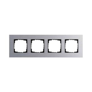 Abdeckrahmen 4f Gira Esprit Aluminium Gira 021417