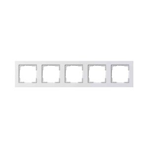 Abdeckrahmen 5f Gira E2 Reinweiß m Gira 021522
