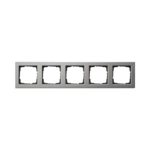 Abdeckrahmen 5f Gira E2 Edelstahl Gira 021533