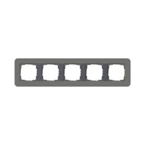 Abdeckrahmen 5f Gira E3 Dklgrau/Anthrazit Gira 0215423