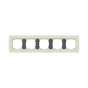 Abdeckrahmen 5f Gira E3 Sand/Anthrazit Gira 0215427