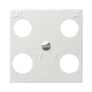 Zentralpl. 4f symmetrisch Zubehör Reinweiß Gira 025803