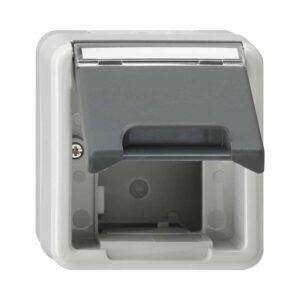 Gehäuse KD + BSF Einschübe Komm.technik WG AP Grau Gira 026230