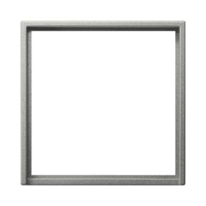Adapterrahmen quadr. 50 x 50 mm System 55 Edelstahl(lack.) Gira 0282600