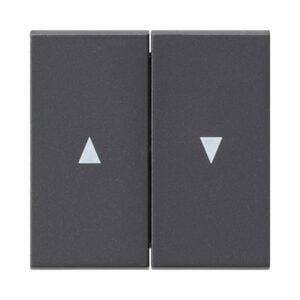 Wippe 2f Pfeil System 55 Anthrazit Gira 029428