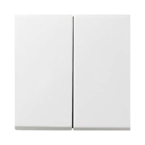 Wippe 2f Flächenschalter Reinweiß Gira 0295112