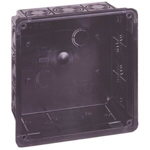 Kastendose  KD 200, Tiefe 80 mm. Passendes Zubehör: Randdeckel RD 200 Legrand 031339