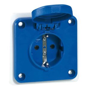 Einbau Schutzkontaktsteckdose 16A Blau DE Legrand 057672