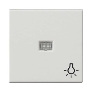 Wippe Kontrollf. groß + Symb. Licht System 55 Reinweiß m Gira 063027
