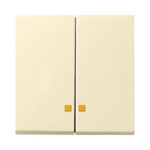 Wippe 2f Kontrollf. System 55 Cremeweiß Gira 063101